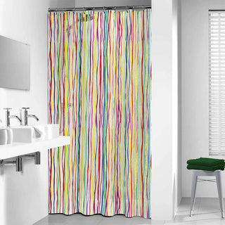 Duschvorhang Rigato 180x200 cm Mehrfarbig