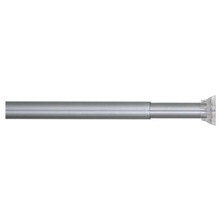 Teleskop-Duschvorhangstange 185 cm Mattgrau