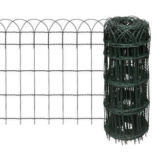 Beetzaun Pulverbeschichtetes Eisen 10×0,65 m