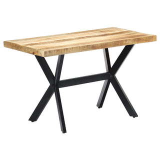 Esstisch 120x60x75 cm Raues Mangoholz