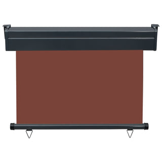 Balkon-Seitenmarkise 105x250 cm Braun