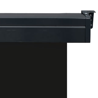 Balkon-Seitenmarkise 125x250 cm Schwarz