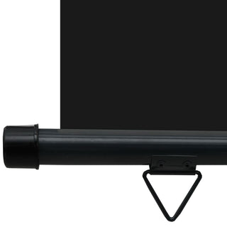 Balkon-Seitenmarkise 125x250 cm Schwarz