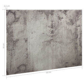 Magnettafel Wandmontage Glas 50x30 cm