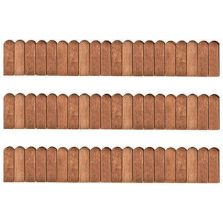 Beeteinfassungen 3 Stk. 120 cm Kiefernholz Imprägniert