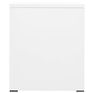 Aktenschrank Weiß 46x62x72,5 cm Stahl