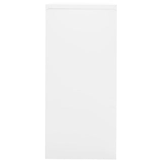 Aktenschrank Weiß 90x46x103 cm Stahl