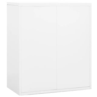 Aktenschrank Weiß 90x46x103 cm Stahl