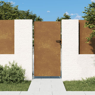 Gartentor 85x175 cm Cortenstahl