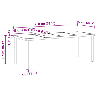 7-teiliges Garten-Dining-Set Grau Poly-Rattan