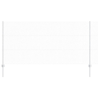 Gartenzaun-Set 2er Set Verzinkter Stahl 25 x 1,2 m Langlebig