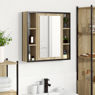 Badezimmer Waschbecken Licht Eiche Spanplatte Medium Aufbewahrung