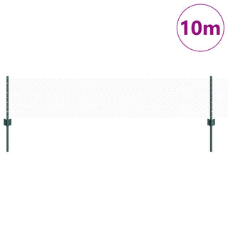 Sechseckiges Gartenzaun-Set Set von 2 Grün