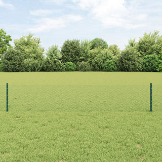 Sechseckiges Gartenzaun-Set Set von 2 Grün