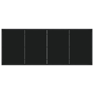 7-teiliges Garten-Dining-Set Grau Poly-Rattan